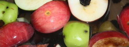 яблочно-грушевый компот с ежевикой. Шаг 2