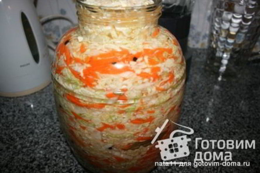 Рецепт квашеная капуста без рассола