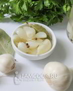 Чеснок маринованный на зиму