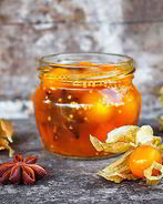 Физалис, маринованный в апельсиновом соке