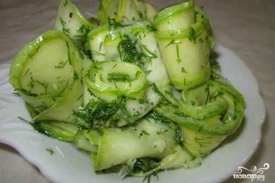 Рецепт кабачки, маринованные без закатки