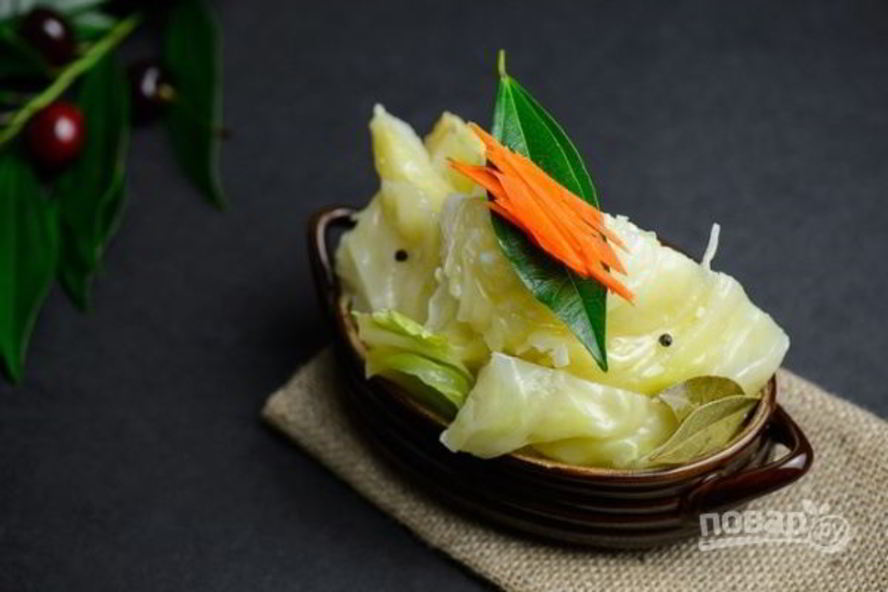 Рецепт капуста маринованная домашняя