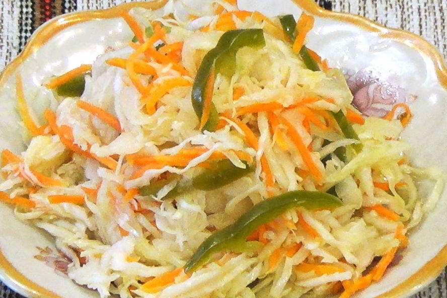 Рецепт капуста, маринованная за сутки