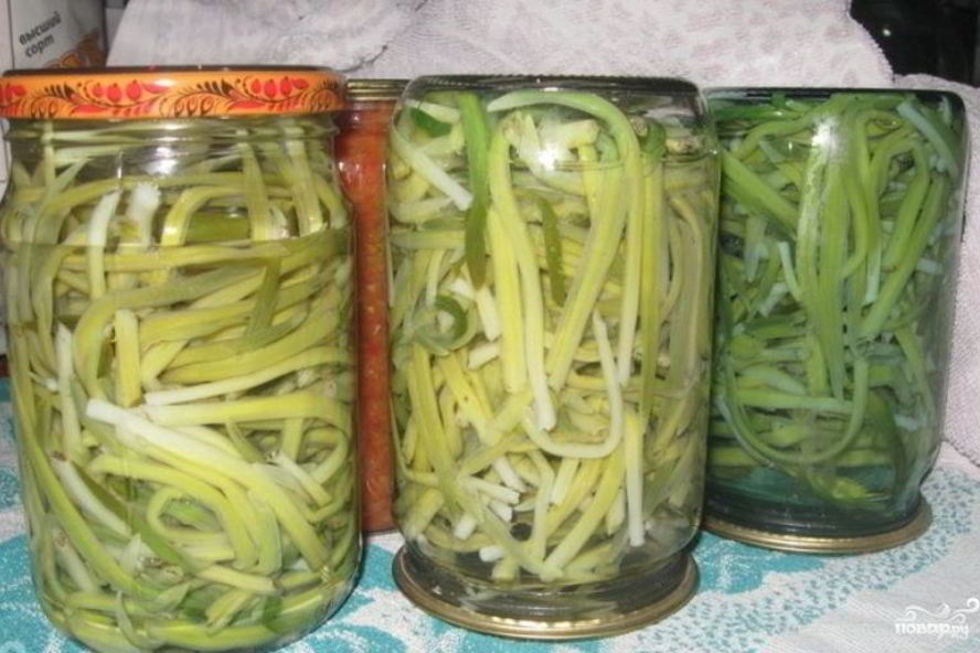 Рецепт маринованная черемша на зиму