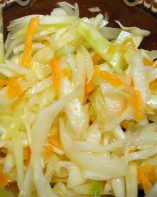 Маринованная капуста без лука