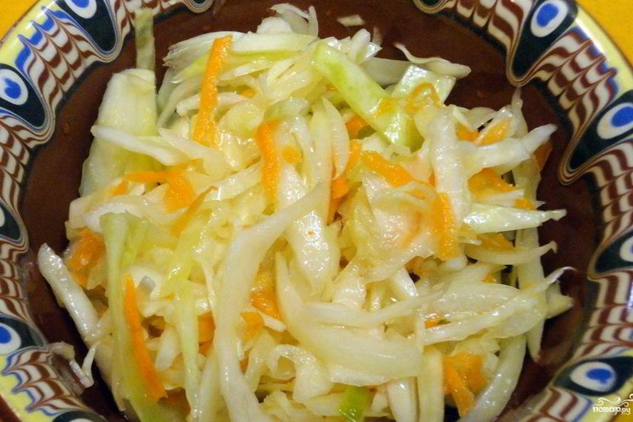 Рецепт маринованная капуста без лука