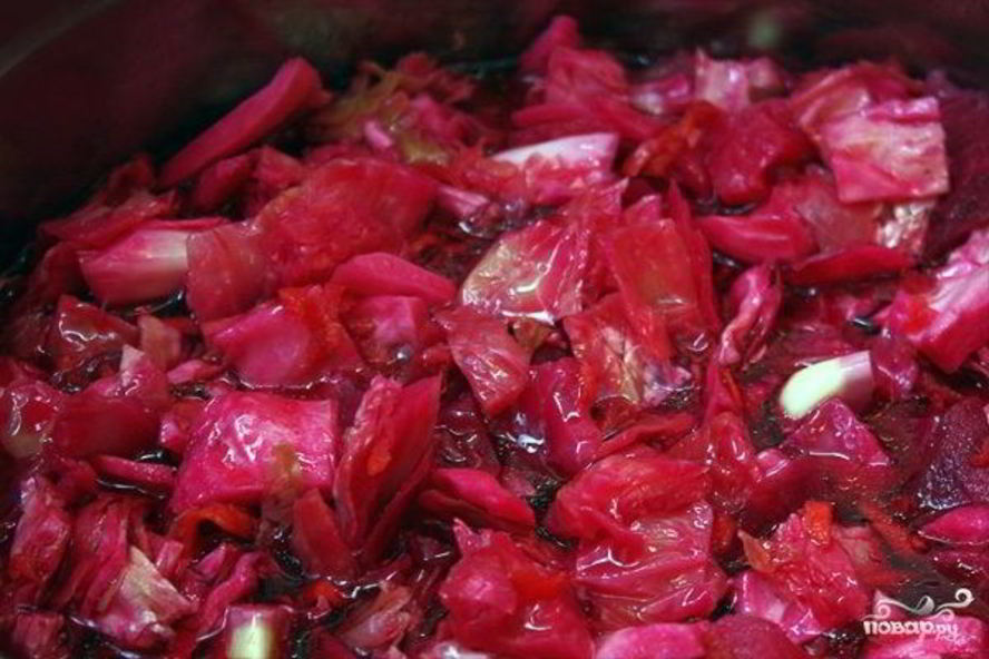 Рецепт маринованная капуста кусочками со свеклой