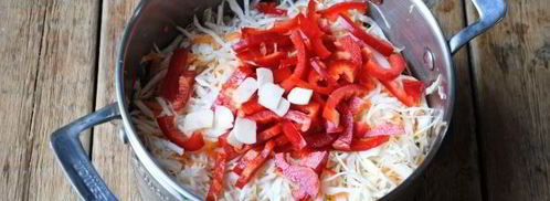 маринованная капуста с перцем. Шаг 10