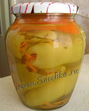 Маринованный перец с морковью