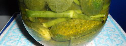 маринованные огурцы с семенами горчицы. Шаг 5