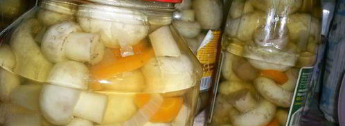 маринованные шампиньоны новогодние. Шаг 2