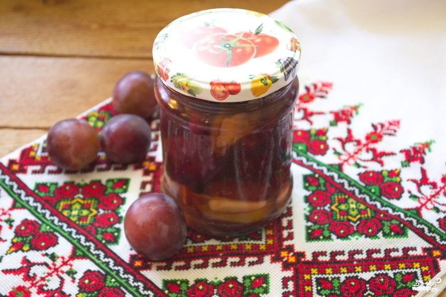 Рецепт маринованные сливы с чесноком