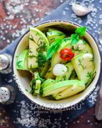 Острые маринованные кабачки