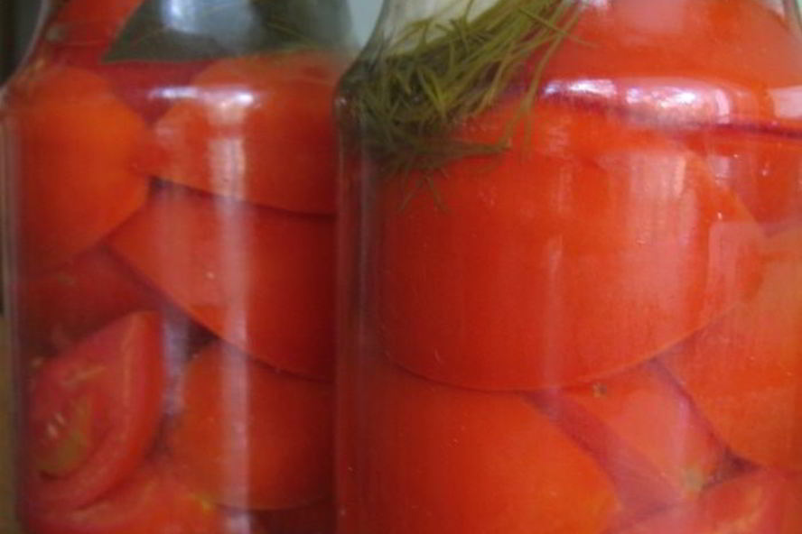 Рецепт помидоры маринованные дольками