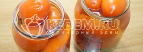 помидоры маринованные в литровых банках. Шаг 6