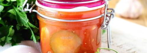 огурцы в томатном соке на зиму. Шаг 13