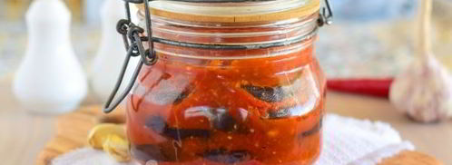 острые баклажаны на зиму без стерилизации. Шаг 17