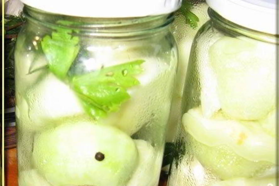 Рецепт патиссоны, консервированные на зиму