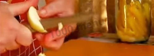 перец с яблокамии на зиму. Шаг 3