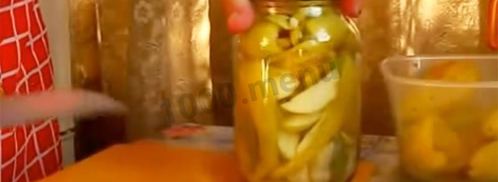 перец с яблокамии на зиму. Шаг 4