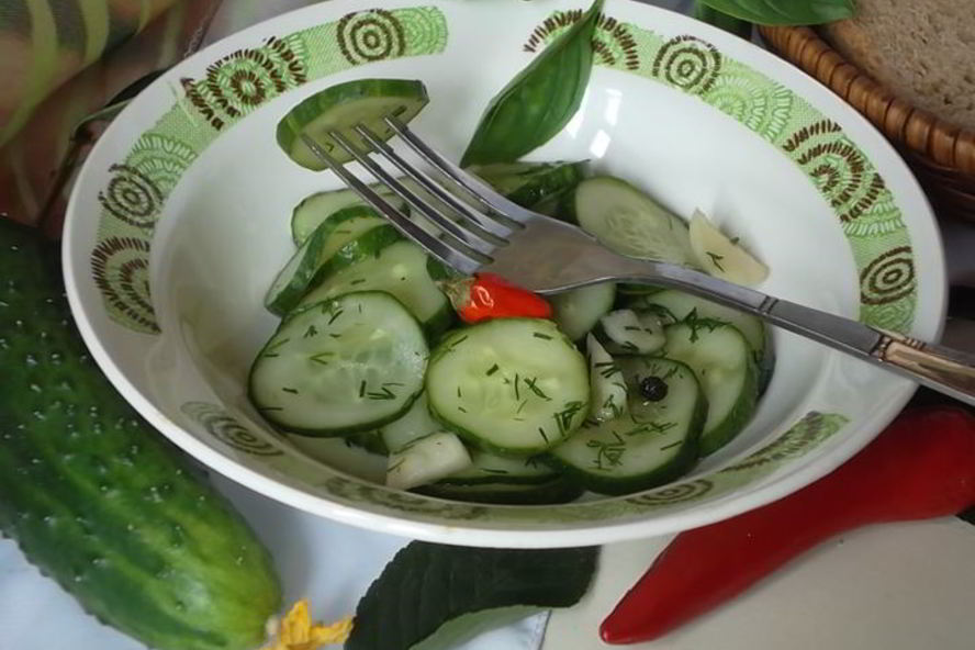 Рецепт малосольные огурцы к обеду