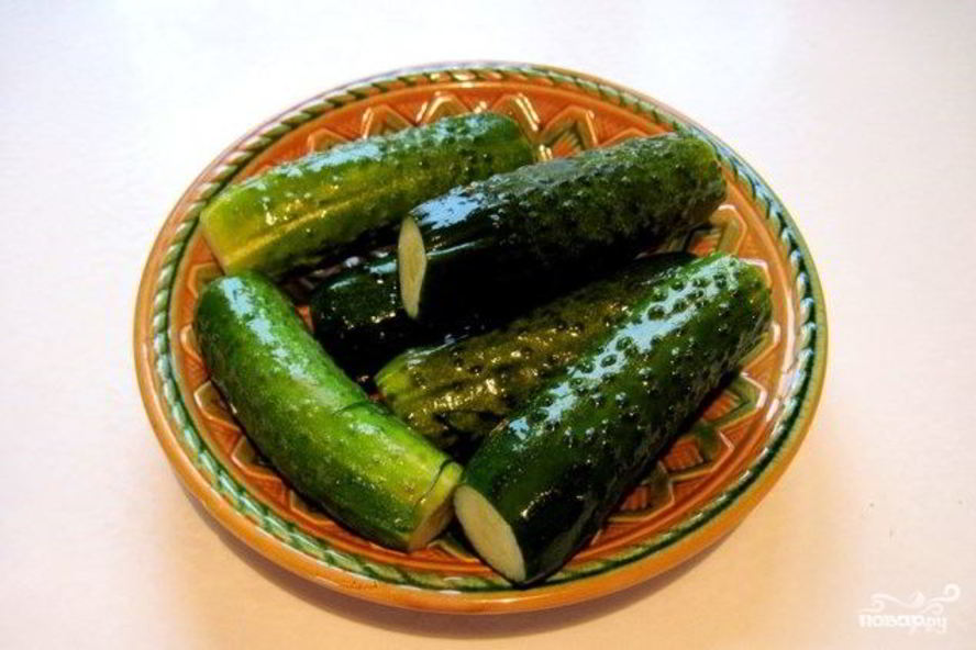 Рецепт малосольные огурцы в кастрюле