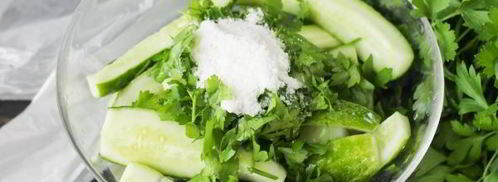 малосольные огурцы в пакете за 2 часа. Шаг 5