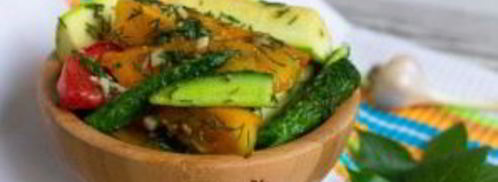 малосольные овощи в пакете. Шаг 9