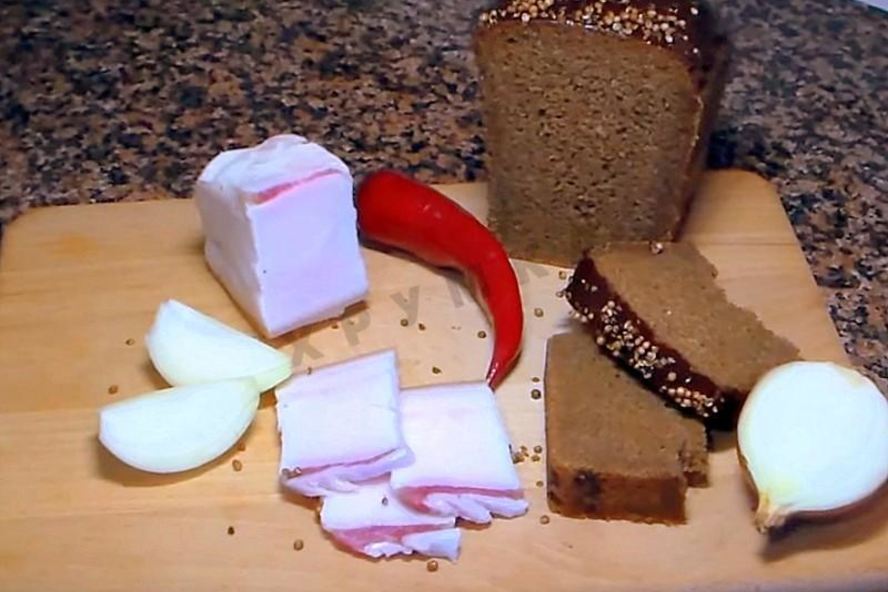 Рецепт сало в рассоле с чесноком