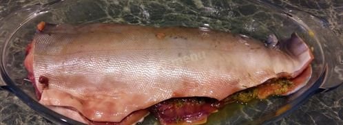 соленая горбуша на водке. Шаг 7