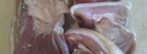 соленое сало в рассоле. Шаг 2