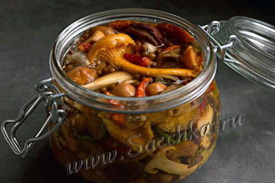 Рецепт соленые грибы с хреном