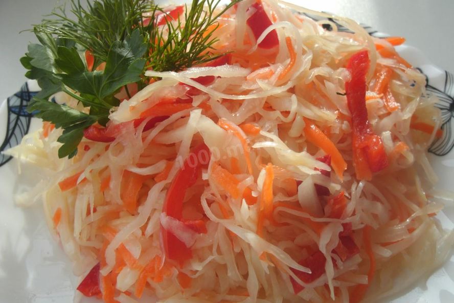 Рецепт суточная капуста с чесноком