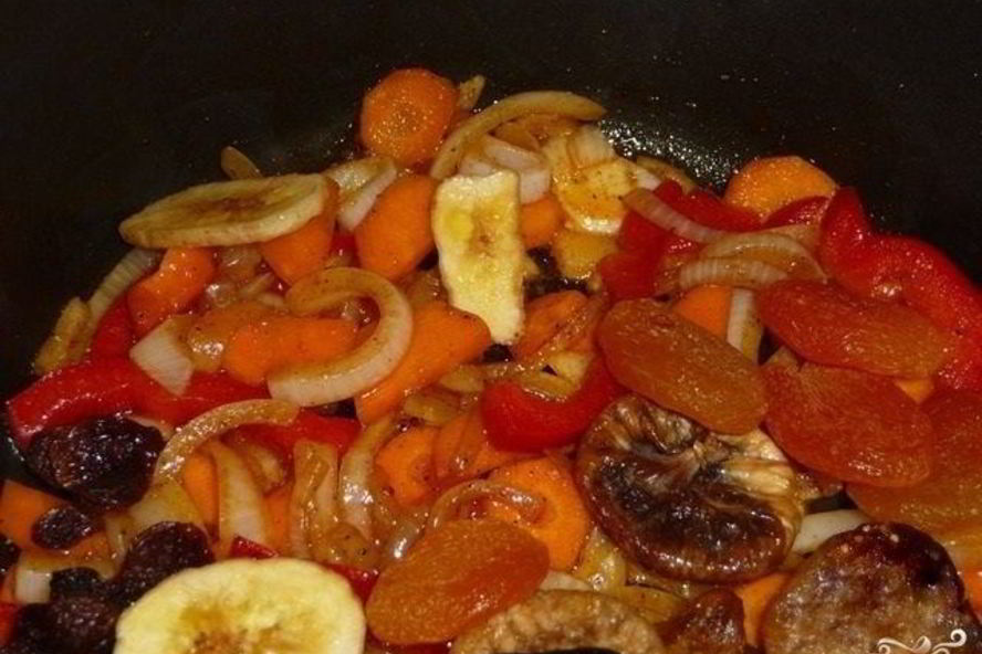 Рецепт тушеных сухофруктов