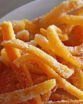 Апельсиновые цукаты к чаю