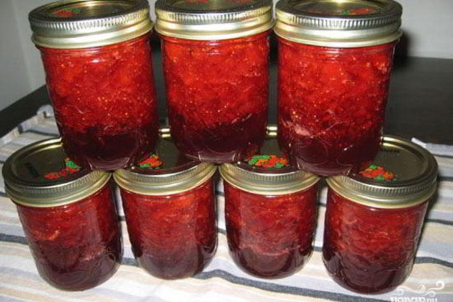 Рецепт клубничное варенье на зиму