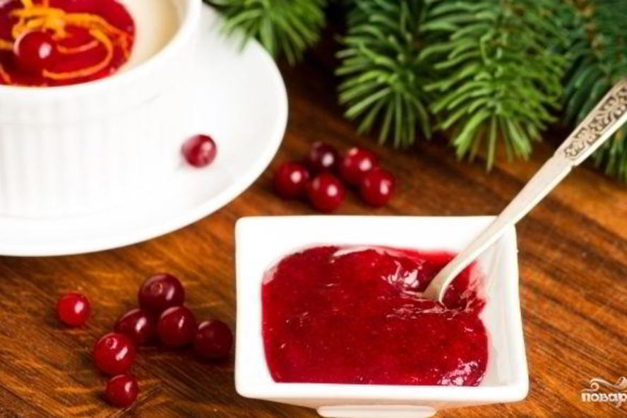 Рецепт клюквенный конфитюр