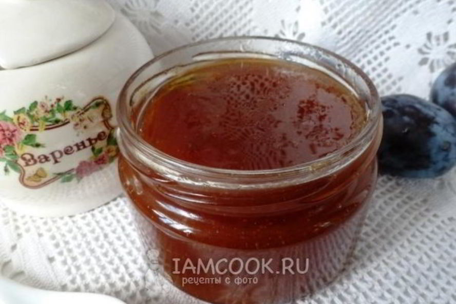 Рецепт сливовое варенье с базиликом