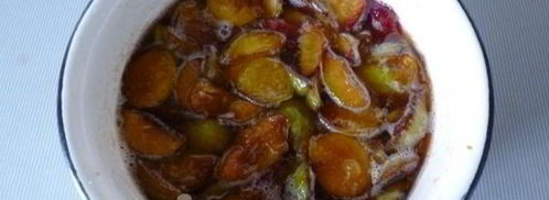 сливовое варенье с базиликом. Шаг 5