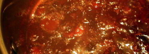 сливовый конфитюр с шоколадом и мятой. Шаг 2