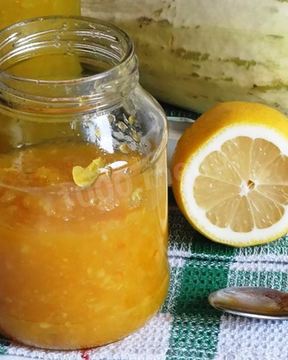 Варенье из кабачков с лимоном и апельсином