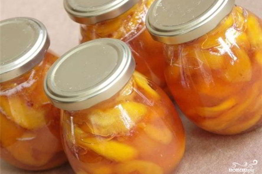 Рецепт варенье из персиков без сиропа
