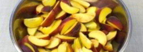 варенье из персиков быстрое. Шаг 2