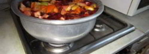 варенье из сливы, яблока и апельсина. Шаг 4