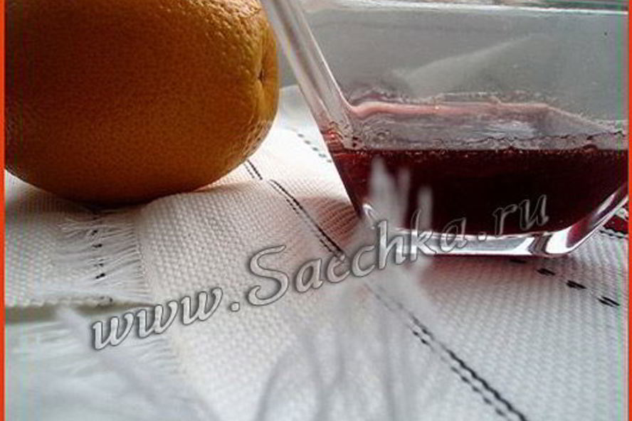 Рецепт вишневое варенье с апельсином