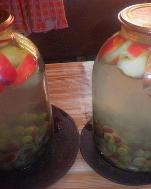 Виноград на зиму