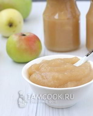 Яблочное пюре детям на зиму