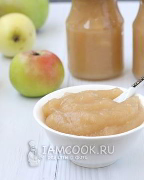 Яблочное пюре детям на зиму