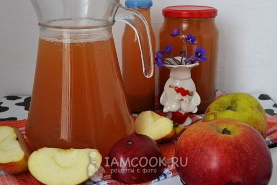 Рецепт яблочный сок без сахара на зиму