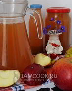 Яблочный сок без сахара на зиму